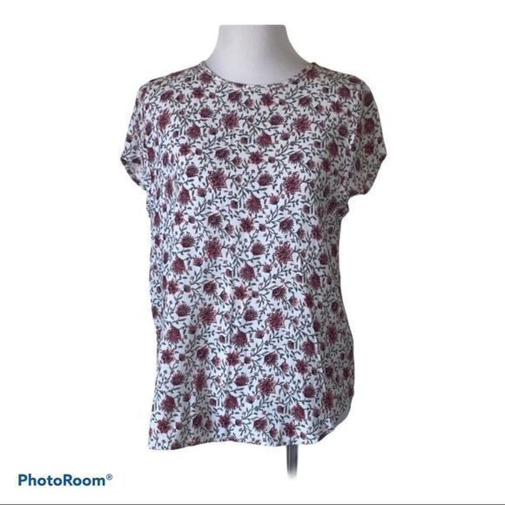 5/$30 🎈 H & M women’s floral shirt sleeve blouse size 10